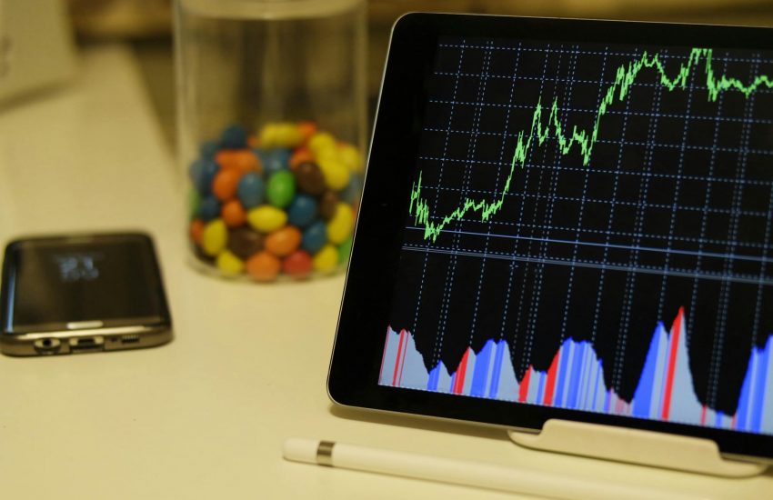 Stock Market Ticker Displaying Real-Time Data